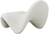 Theodore Faux Sherling Upholstered Accent Chair