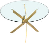 Glass Star Table Gold
