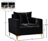 Naomi Velvet Upholstered Chair