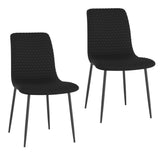 Carmilla/Brixx 5pc Dining Set in Aged Gold with Black chair