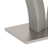 Napoli/Devo 7pc Dining Set in Grey with Light Grey Chair