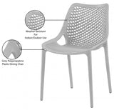 Mykonos Plastic Outdoor Patio Dining Chair - Set of 4