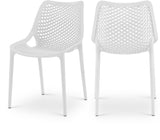 Mykonos Plastic Outdoor Patio Dining Chair - Set of 4