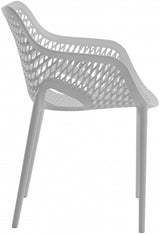 Mykonos Plastic Outdoor Patio Dining Chair Set of 4