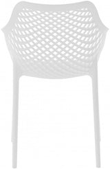 Mykonos Plastic Outdoor Patio Dining Chair Set of 4
