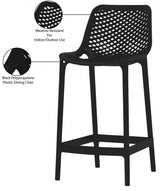 Mykonos Plastic Outdoor Patio Stools - Set of 4