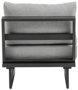 Maldives Water Resistant Fabric Upholstered Outdoor Patio Modular Armless Chair