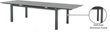 Maldives 95.5" Aluminum Outdoor Patio Dining Table