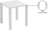 Maldives Aluminum Outdoor Patio End Table