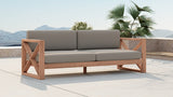 Anguilla Water Resistant Fabric Upholsetered Outdoor Patio Sofa