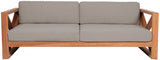 Anguilla Water Resistant Fabric Upholsetered Outdoor Patio Sofa