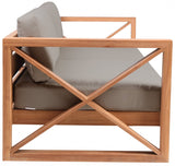 Anguilla Water Resistant Fabric Upholsetered Outdoor Patio Sofa
