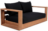 Tulum Water Resistant Fabric Upholstered Outdoor Patio Sofa