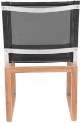 Tulum Water Resistant Mesh Fabric Outdoor Patio Dining Side Chair