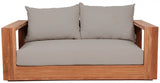 Tulum Water Resistant Fabric Upholstered Outdoor Patio Sofa