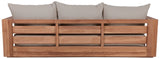 Tulum Water Resistant Fabric Upholstered Outdoor Patio Sofa