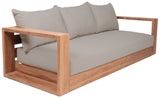 Tulum Water Resistant Fabric Upholstered Outdoor Patio Sofa