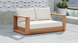 Tulum Water Resistant Fabric Upholstered Outdoor Patio Sofa