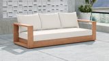 Tulum Water Resistant Fabric Upholstered Outdoor Patio Sofa