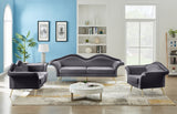 Lips Velvet Upholstered Chair