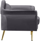 Lips Velvet Upholstered Chair