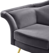 Lips Velvet Upholstered Chair