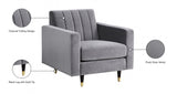 Lola Velvet Upholstered Chair