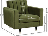 Lola Velvet Upholstered Chair
