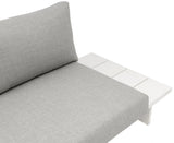 Maldives 157" Water Resistant Fabric Upholstered Outdoor Patio 7pc. Modular Sectional