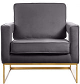 Noah Velvet Upholstered Accent Chair