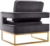 Noah Velvet Upholstered Accent Chair