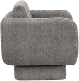 Alessandra Chenille Fabric Upholstered Swivel Accent Chair