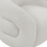 Roxbury Boucle Fabric Upholstered Swivel Accent Chair