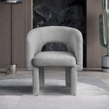 Emmet Boucle Fabric Upholstered Dining Chair / Accent Chair