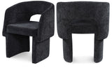 Emmet Chenille Fabric Upholstered Dining Chair / Accent Chair