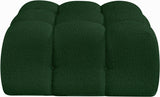 Ames Boucle Fabric Ottoman