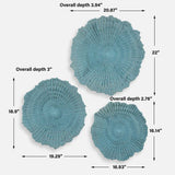 Ocean Gems Wall Decor, S/3