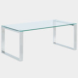 Zevon Coffee Table in Silver
