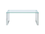 Zevon Coffee Table in Silver