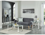 Zevon Coffee Table in Silver