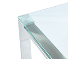 Zevon Coffee Table in Silver