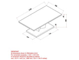 Napoli Coffee Table in Light Grey