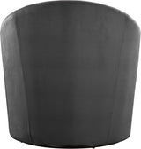 Alessio Velvet Upholstered Swivel Accent Chair