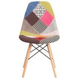 Organic Patchwork Armless Chair
