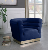 Channel Tufted Velvet Chair
