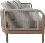 Maui Water Resistant Fabric Upholstered Outdoor Patio Sofa