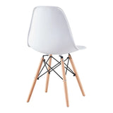 EM Eiffel Molded Plastic Chair (Natural Base)