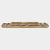 Artisan Trays, Antique Gold, S/3