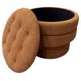 Kepler Round Storage Ottoman