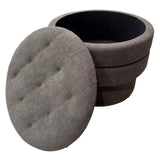 Kepler Round Storage Ottoman